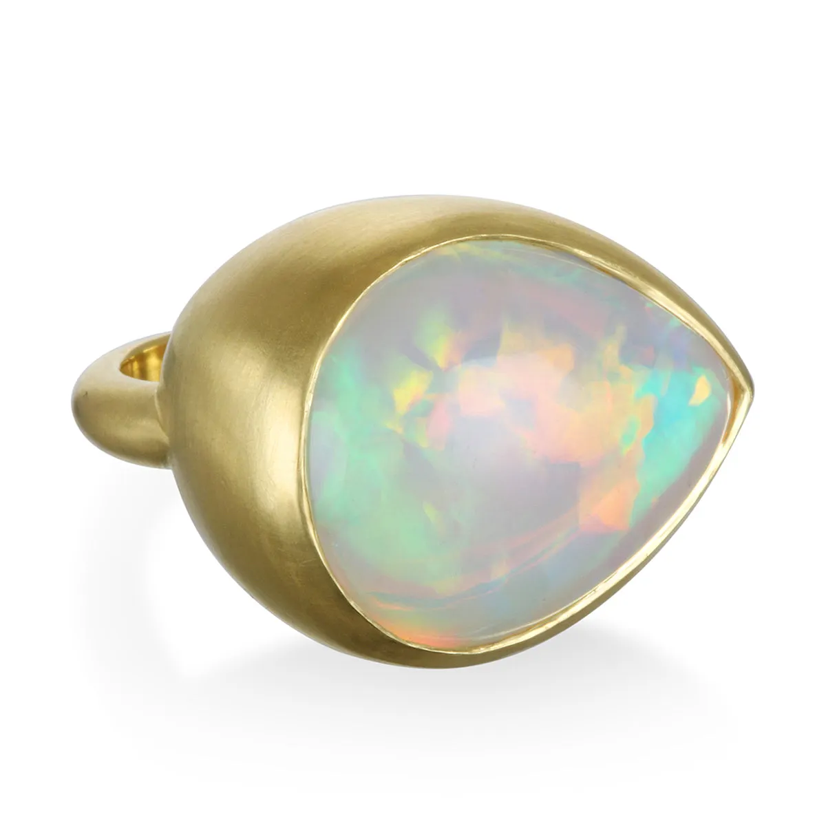 Teardrop Opal Ring