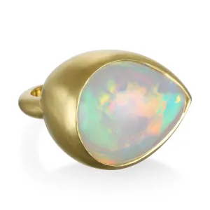 Teardrop Opal Ring