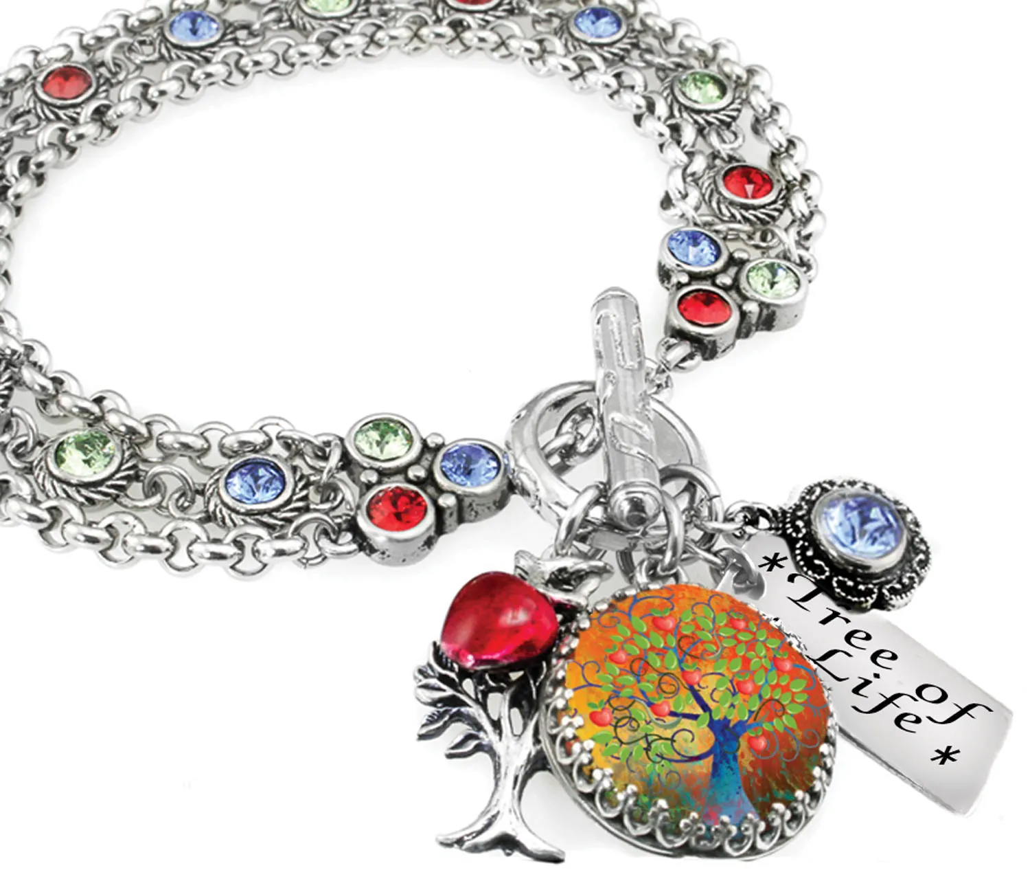 Tree of Life, Spiritual Charm Bracelet