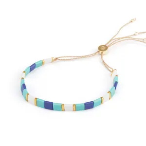 Turquoise Terrazzo Slider Bracelet