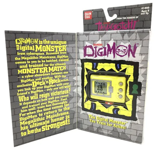 [Un-Used] Digimon Yellow 1997 English Bandai