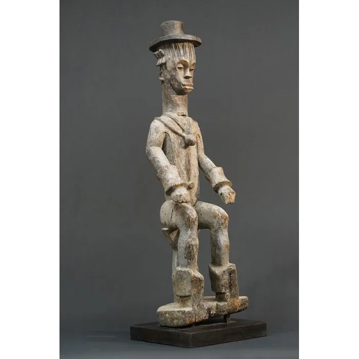 Urhobo Omo Ogun Warrior Ikenga Male Statue, Nigeria #896
