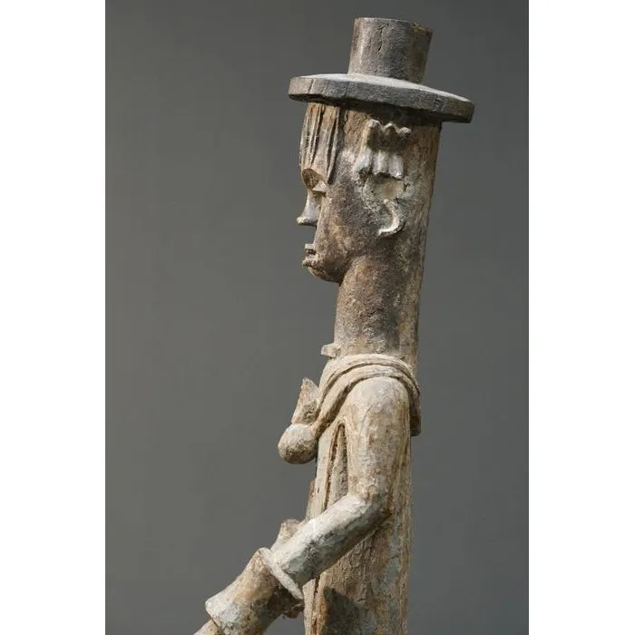 Urhobo Omo Ogun Warrior Ikenga Male Statue, Nigeria #896