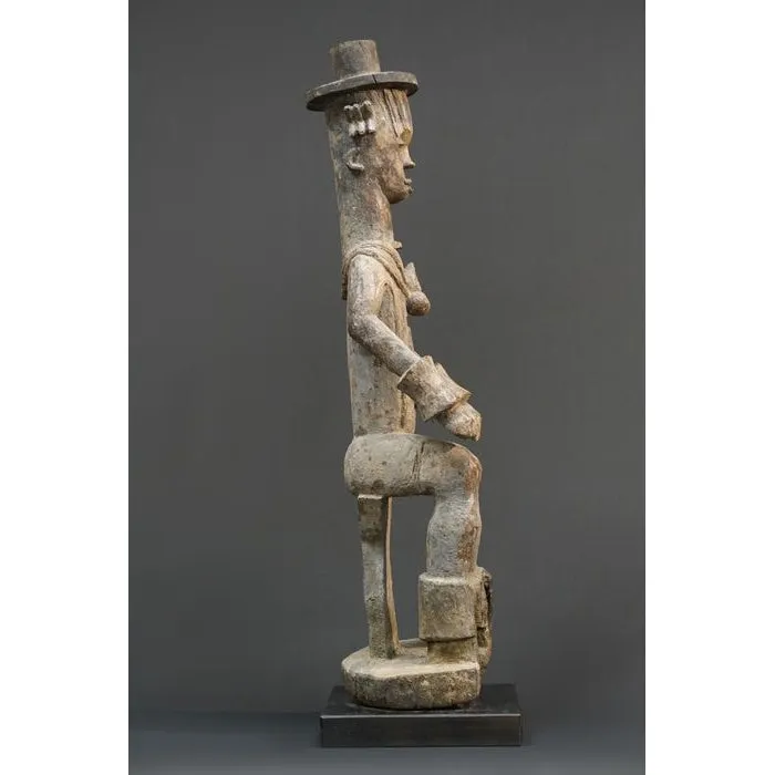 Urhobo Omo Ogun Warrior Ikenga Male Statue, Nigeria #896