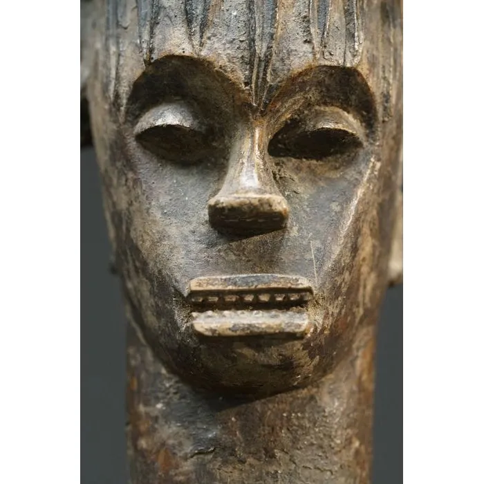 Urhobo Omo Ogun Warrior Ikenga Male Statue, Nigeria #896