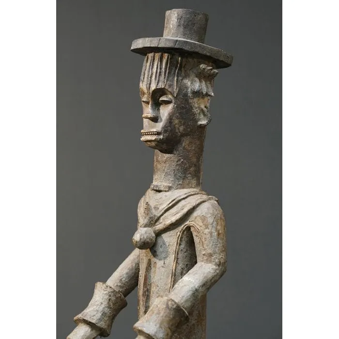 Urhobo Omo Ogun Warrior Ikenga Male Statue, Nigeria #896