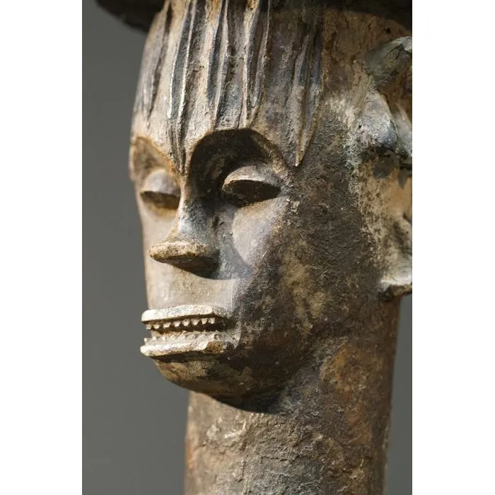 Urhobo Omo Ogun Warrior Ikenga Male Statue, Nigeria #896