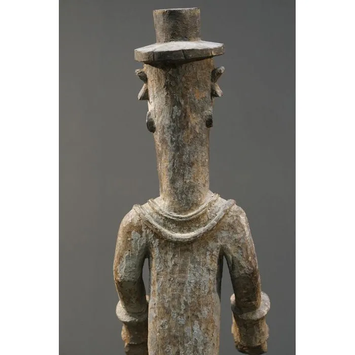 Urhobo Omo Ogun Warrior Ikenga Male Statue, Nigeria #896