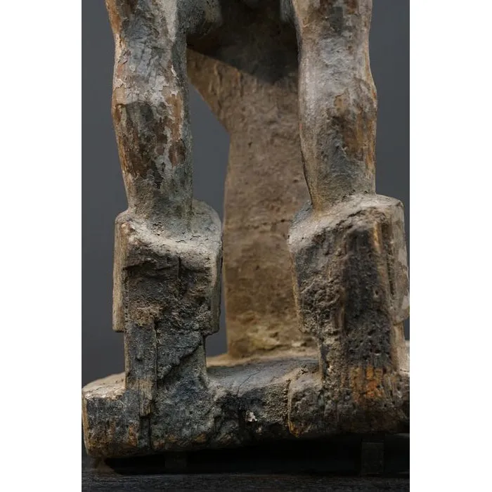 Urhobo Omo Ogun Warrior Ikenga Male Statue, Nigeria #896