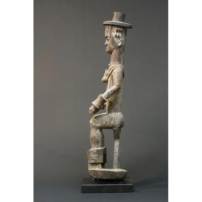 Urhobo Omo Ogun Warrior Ikenga Male Statue, Nigeria #896