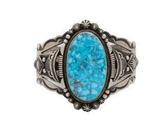 Waterweb Kingman Turquoise Cuff | Aaron Toadlena