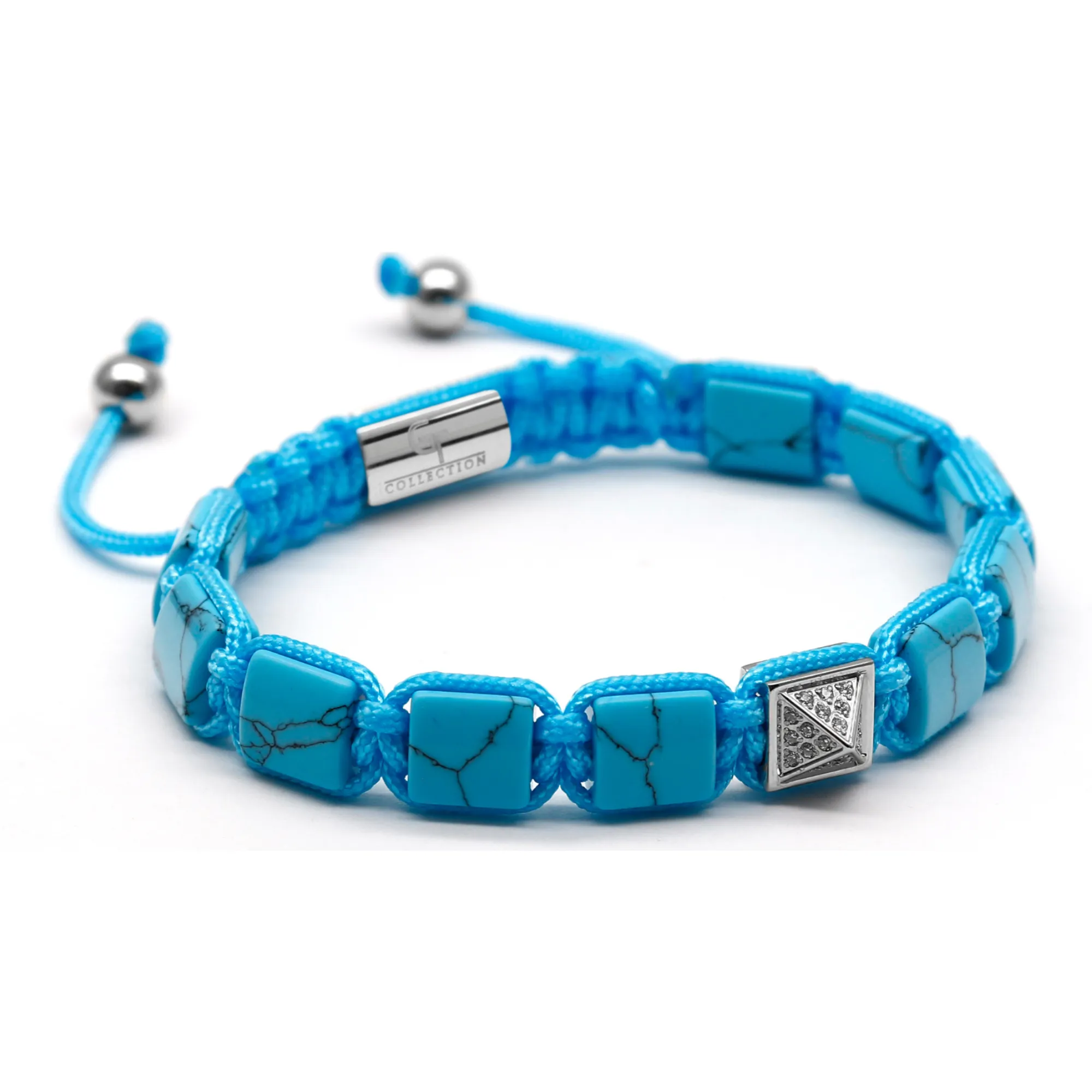 Women's TURQUOISE Flat bead Bracelet