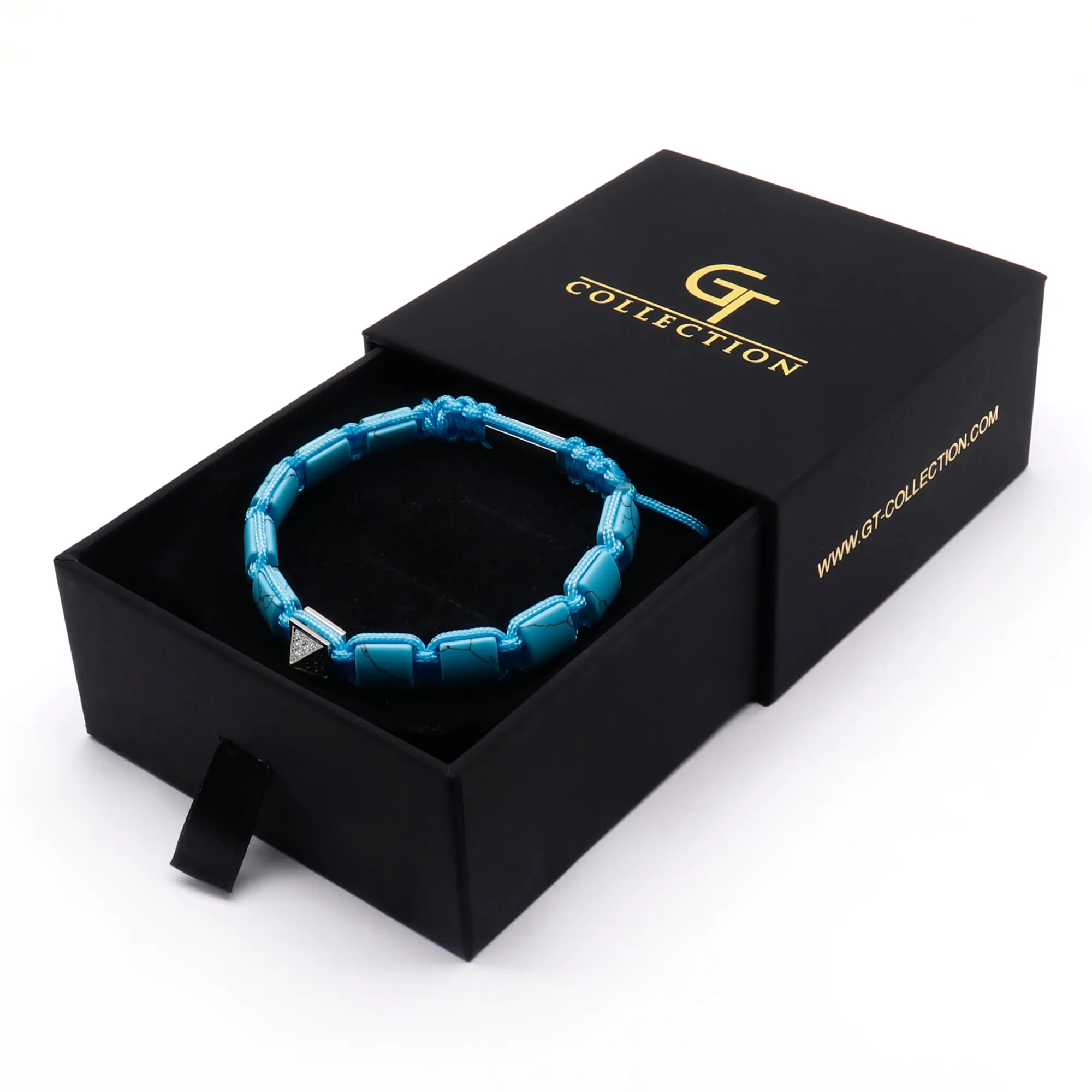 Women's TURQUOISE Flat bead Bracelet